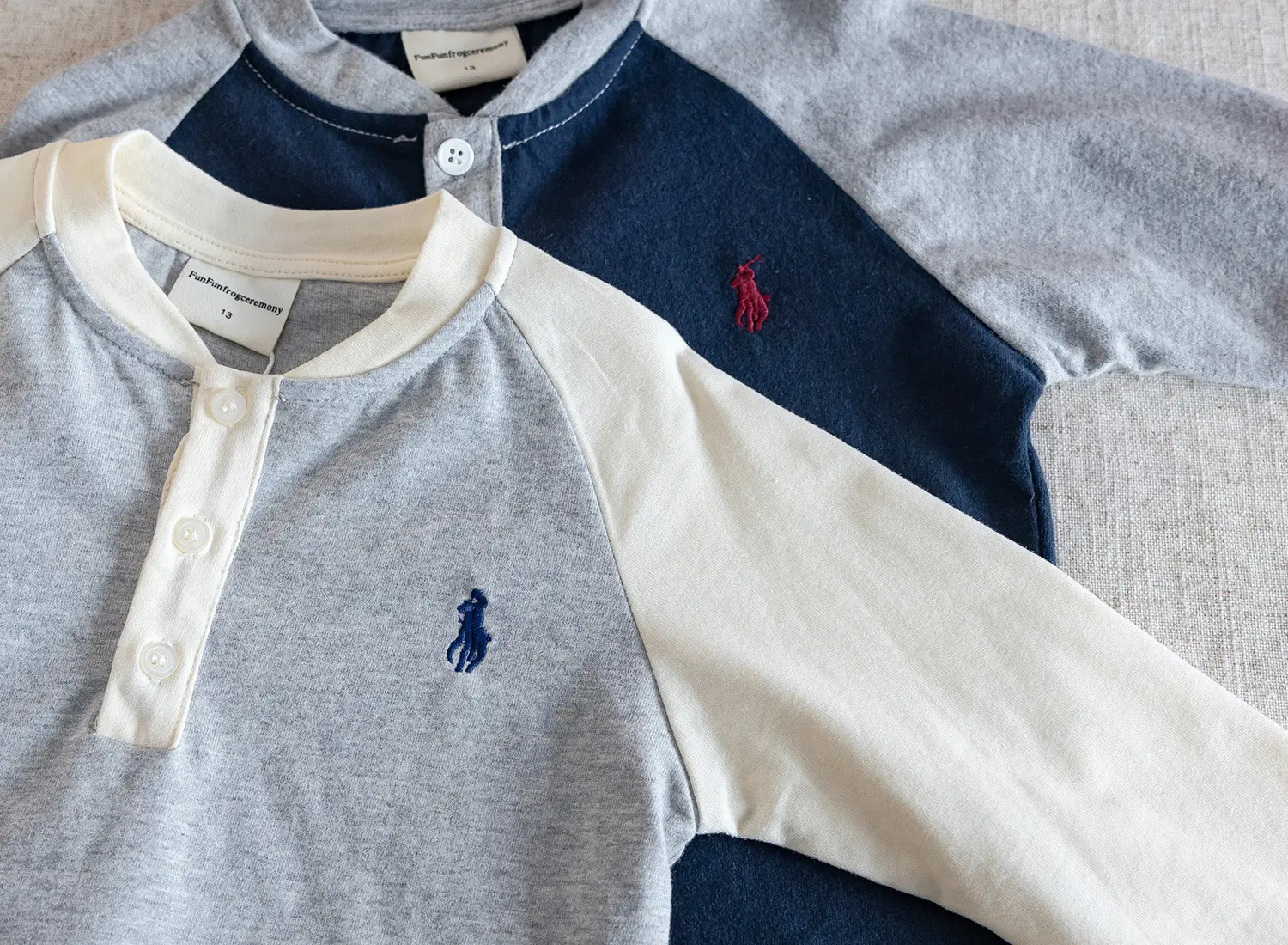Boy's Grey Polo Long Sleeve T-Shirt 2025 — feature 6