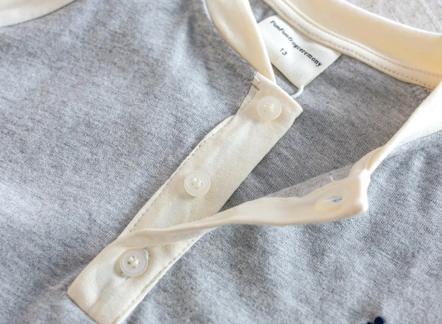 Boy's Grey Polo Long Sleeve T-Shirt 2025 — feature 9