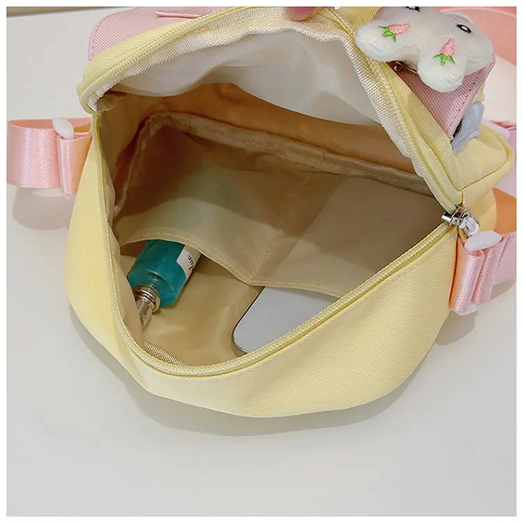 Korean Style Cute Crossbody Bag for Women Pink Grey — feature 8