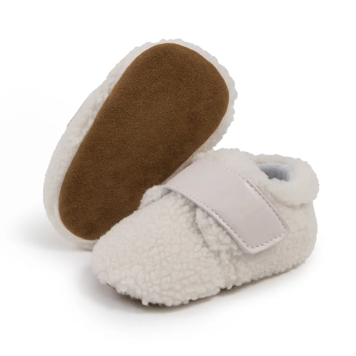 Winter Baby Shoes Soft Fleece Velcro Toddlers — feature 15