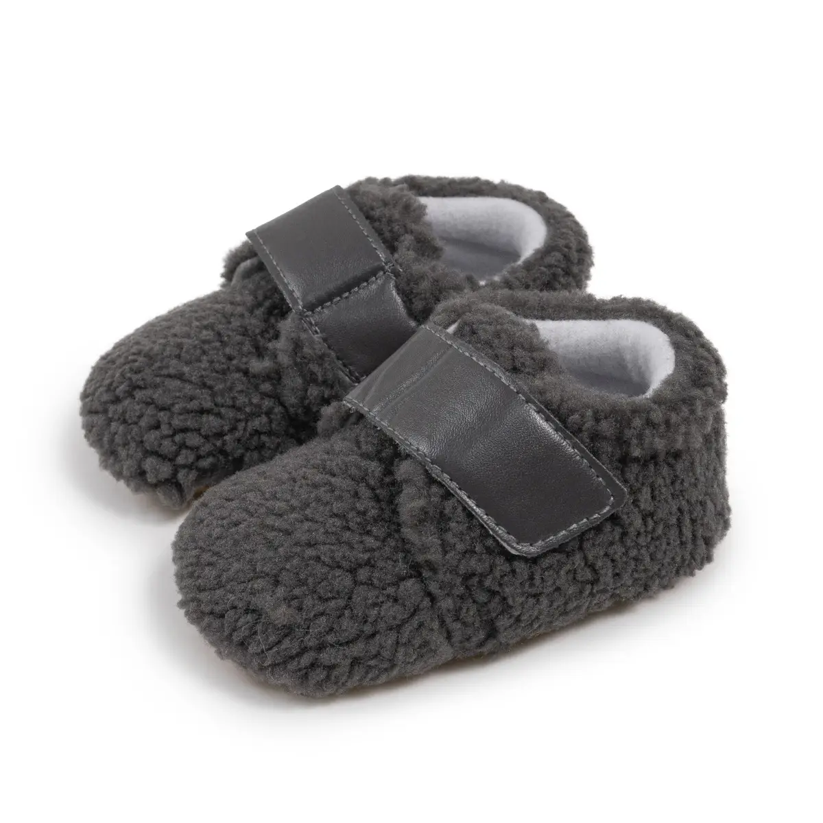 Winter Baby Shoes Soft Fleece Velcro Toddlers — feature 18