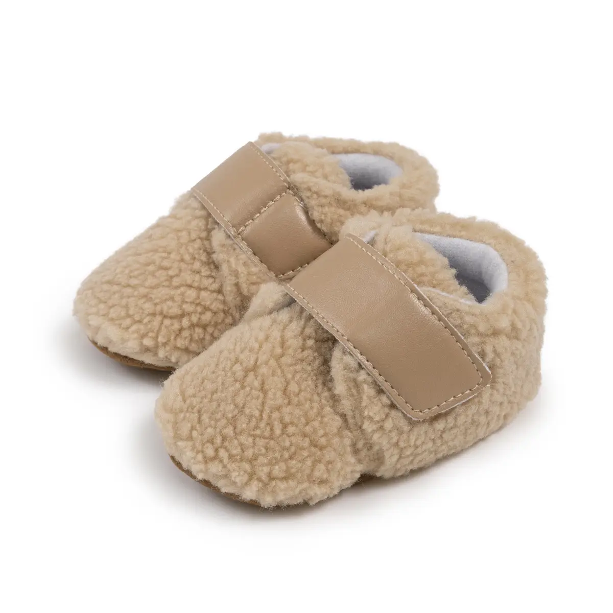Winter Baby Shoes Soft Fleece Velcro Toddlers — feature 21