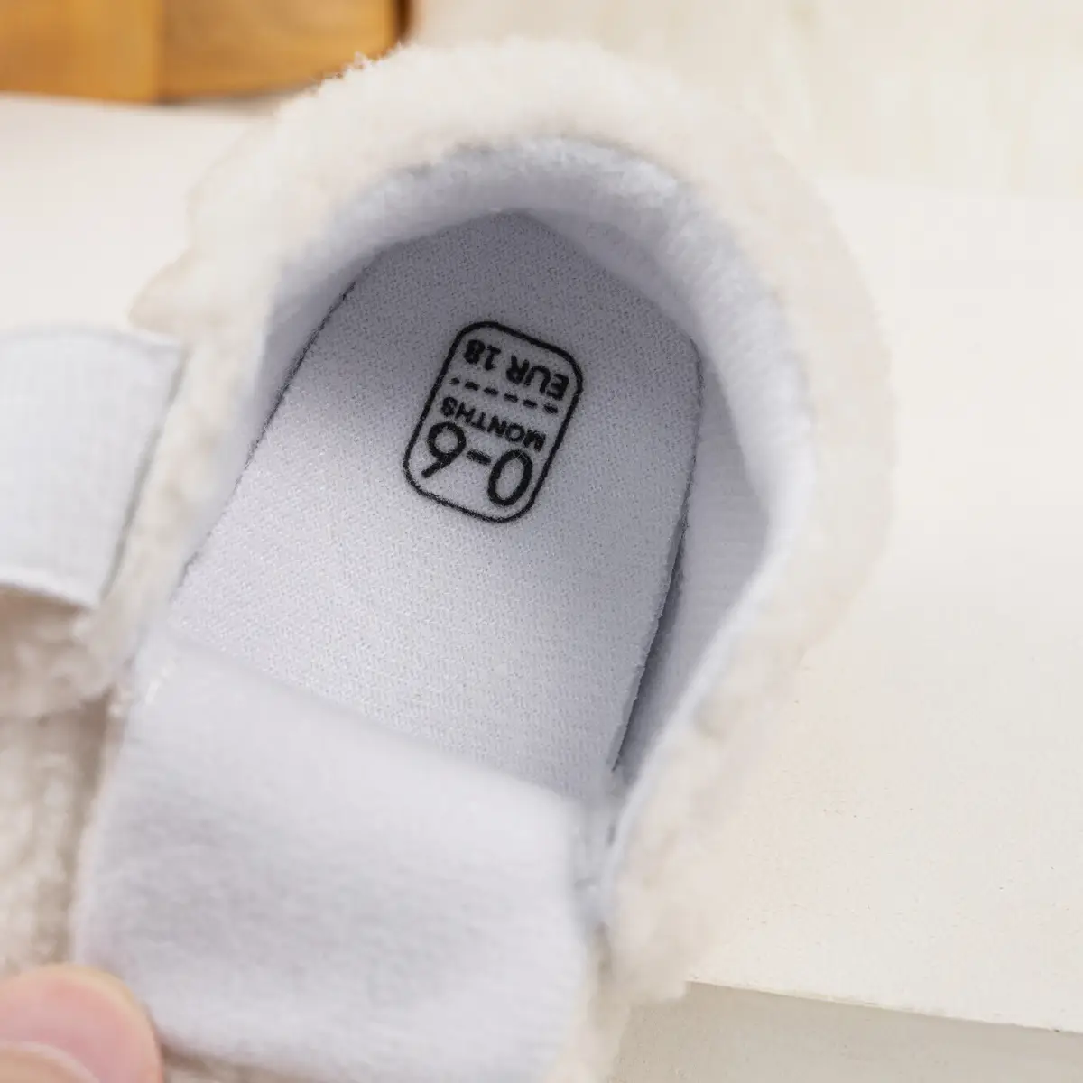 Winter Baby Shoes Soft Fleece Velcro Toddlers — feature 9