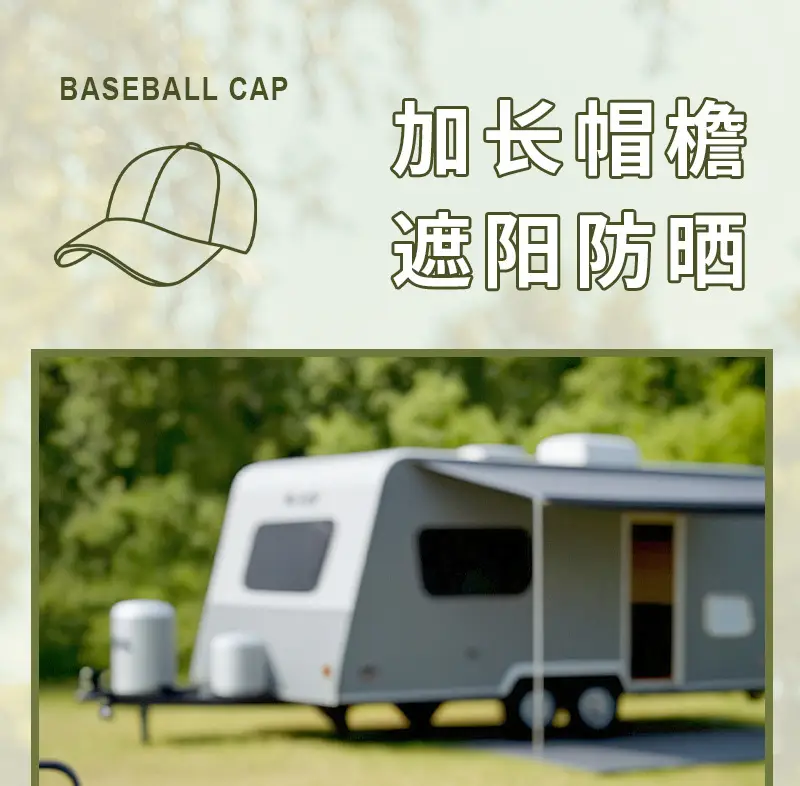 Men Summer Baseball Cap Soft Top, Large Fit, Quick-Dry Sun Hat — feature 13