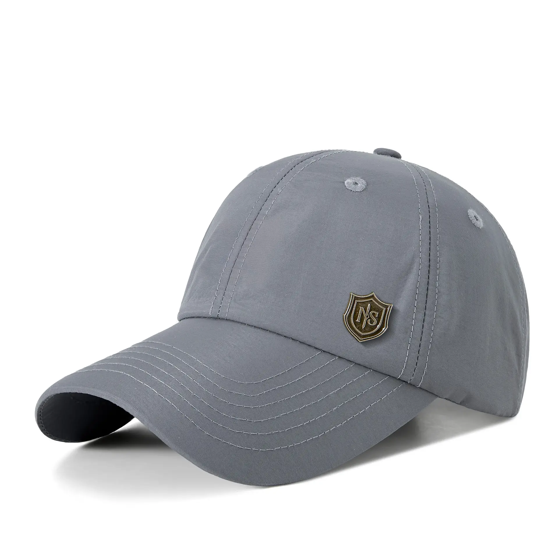 Men Summer Baseball Cap Soft Top, Large Fit, Quick-Dry Sun Hat