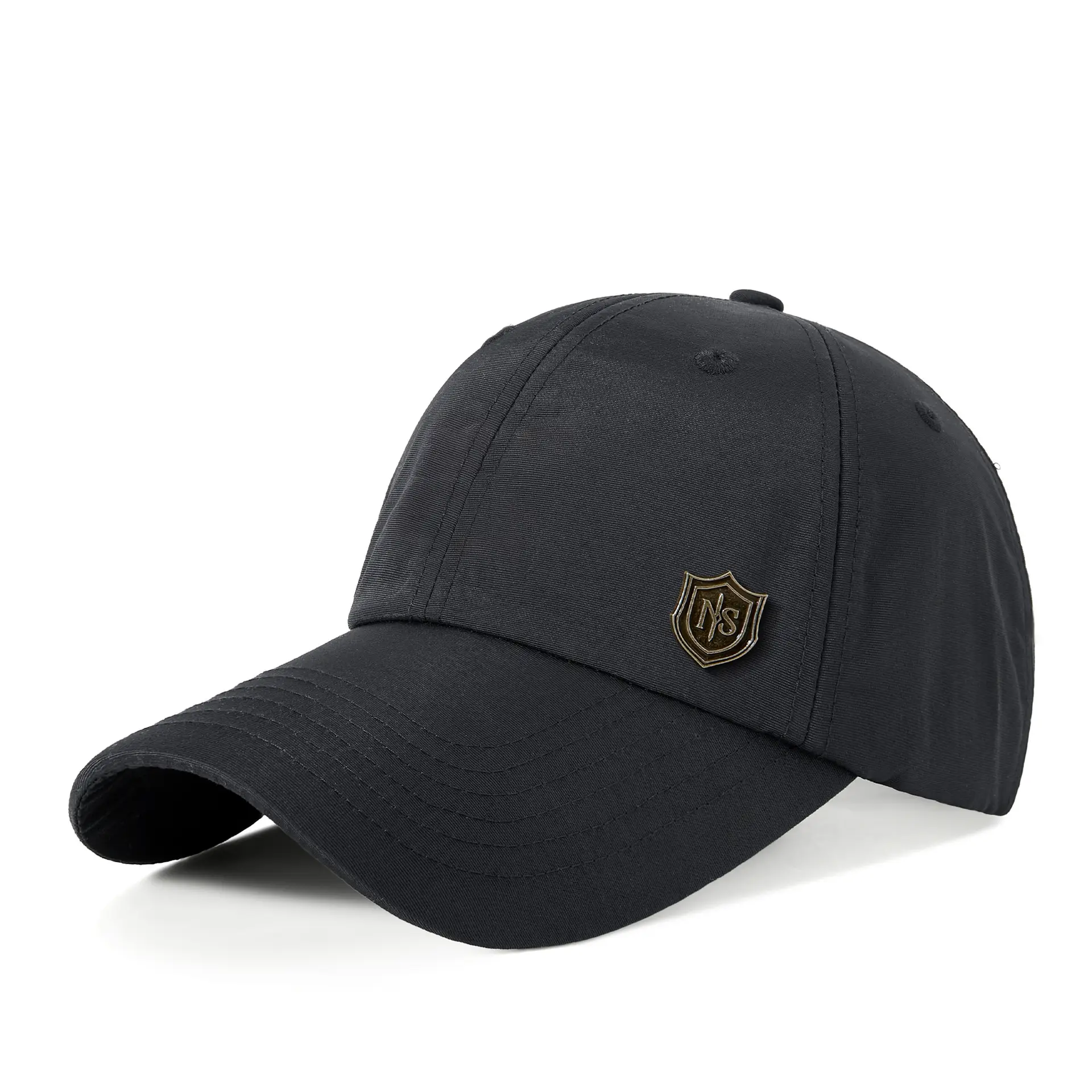 Men Summer Baseball Cap Soft Top, Large Fit, Quick-Dry Sun Hat