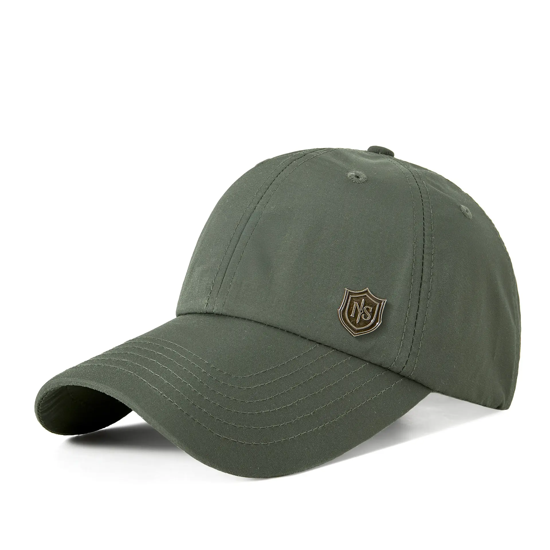 Men Summer Baseball Cap Soft Top, Large Fit, Quick-Dry Sun Hat