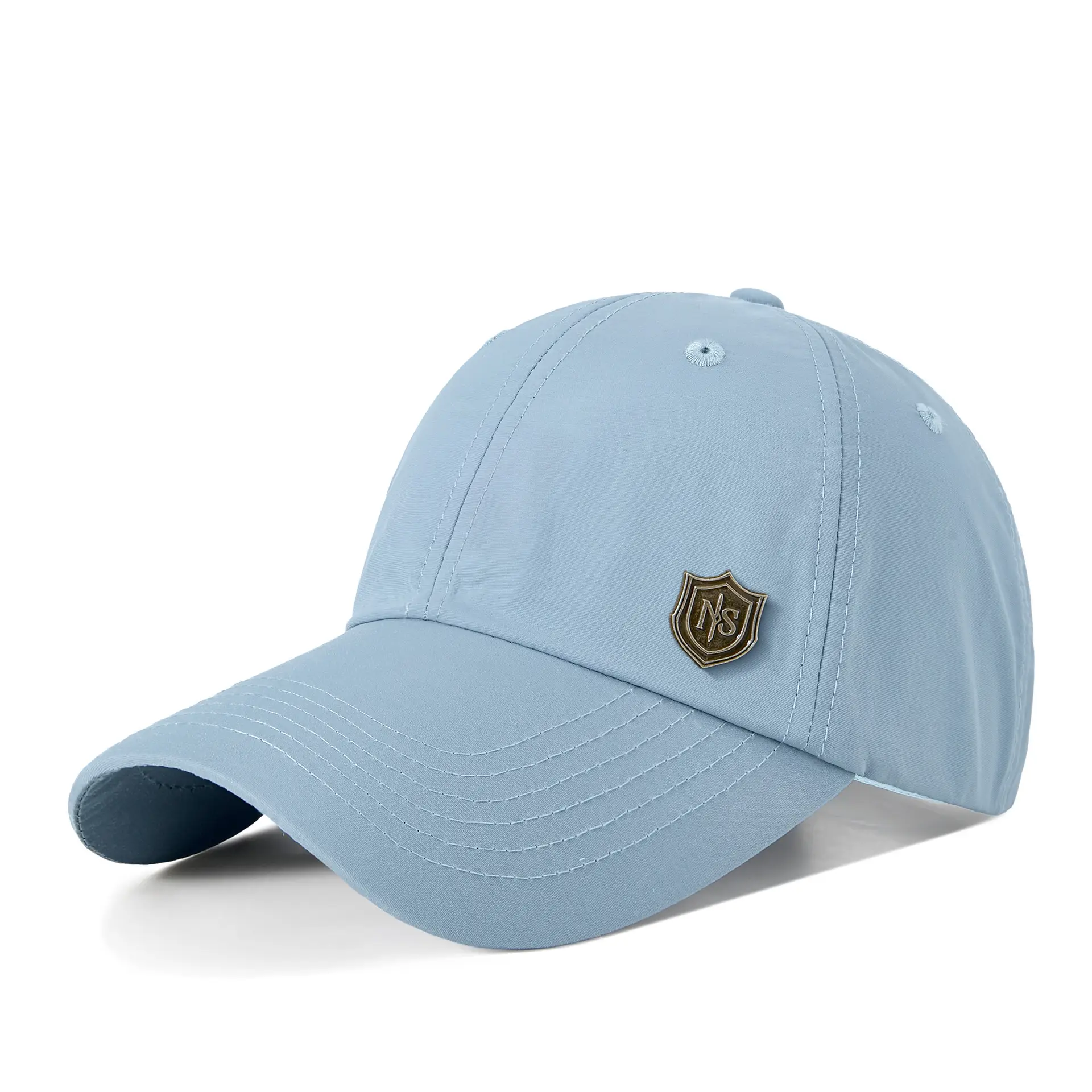 Men Summer Baseball Cap Soft Top, Large Fit, Quick-Dry Sun Hat