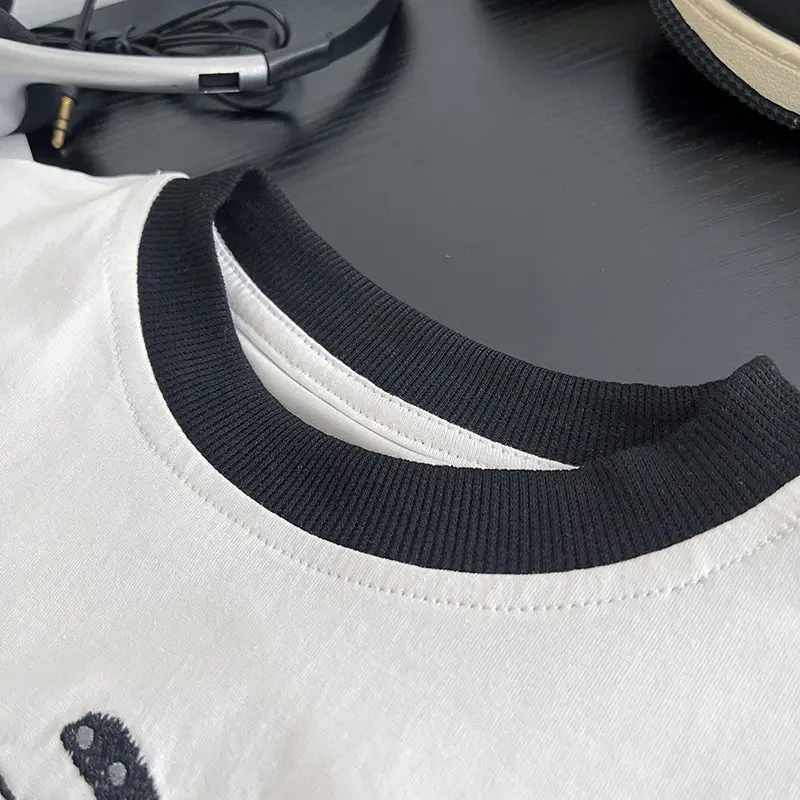 Boys Sleeveless Vest Set White Black 2026 — feature 6