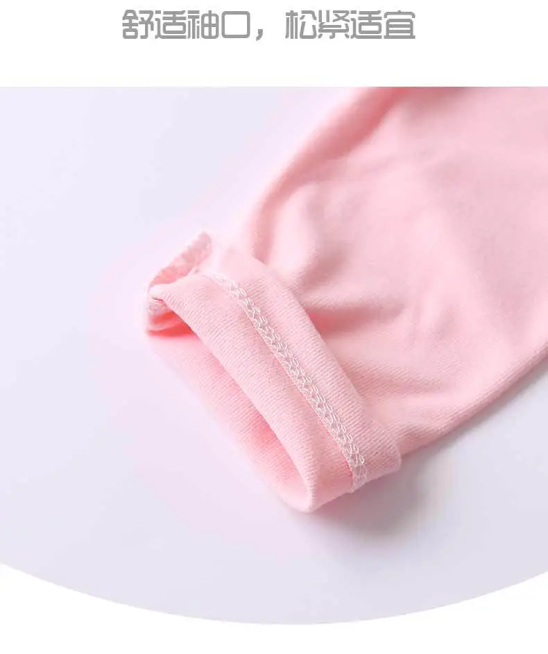 Girls' White Long Sleeve Turtleneck Top — feature 9