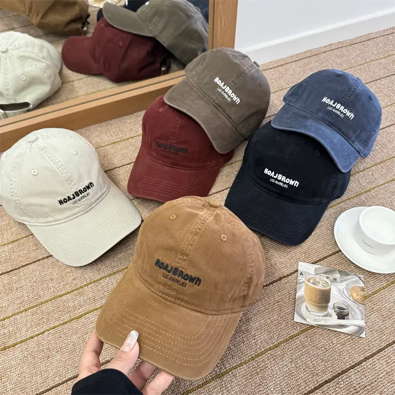 Korean Style Embroidered Letter Baseball Cap for Women - Image 7