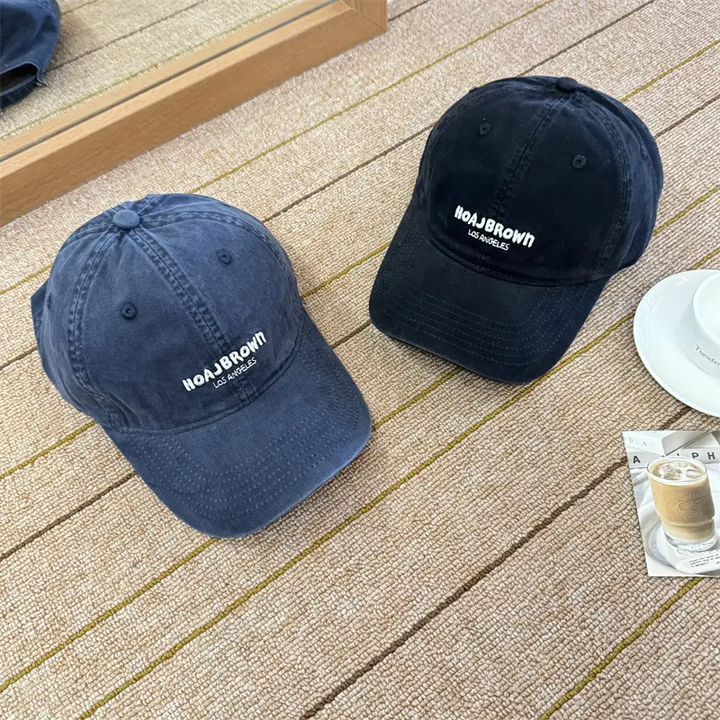 Korean Style Embroidered Letter Baseball Cap for Women - Image 9