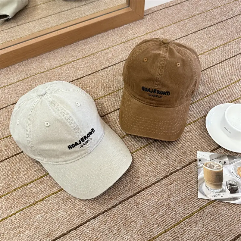 Korean Style Embroidered Letter Baseball Cap for Women - Image 10