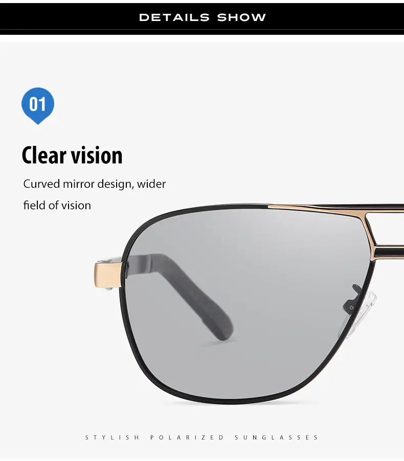 Men Polarized Sunglasses HD Fishing Driving Glasses A788 — feature 8