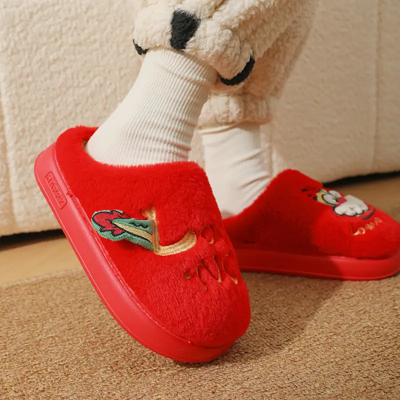 Warm Cotton Slippers for Women Winter 2024 - Image 3