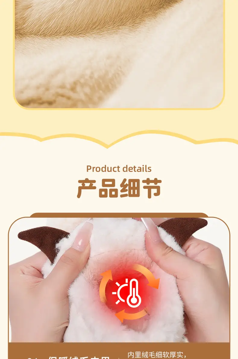 Women Cotton Slippers Warm Plush Winter Indoor Outdoor — feature 6