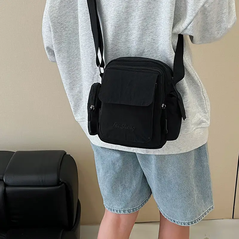 Lightweight Crossbody Phone Bag Nylon Beige 2025 - Image 6