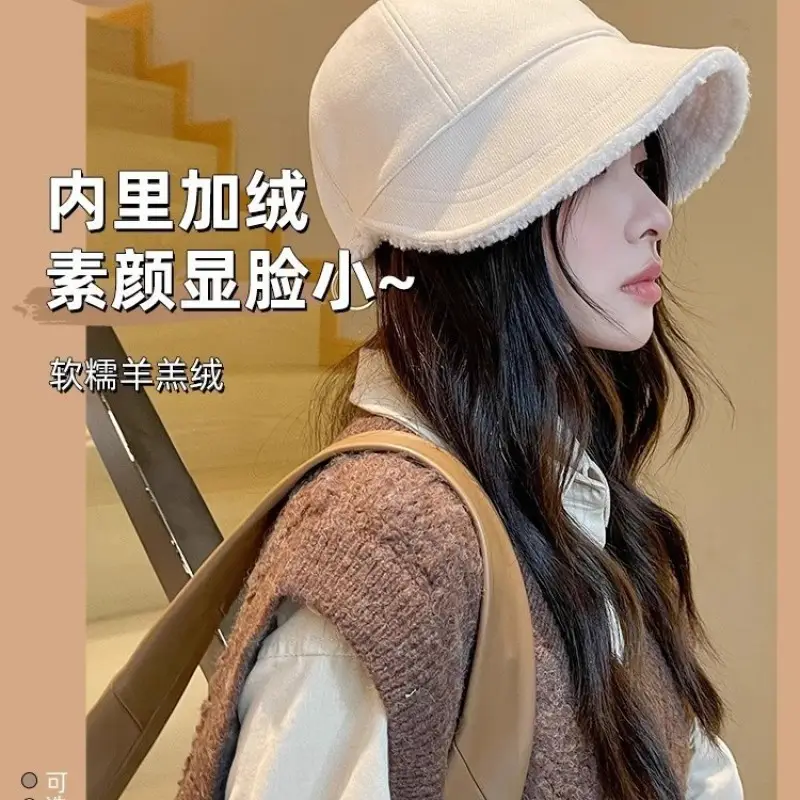 Women Winter Velvet Peaked Cap with Adjustable Strap - Image 6