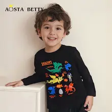 26 Autumn New Boys' Long Sleeve T-Shirt Cartoon Crew Neck Pullover — feature 5