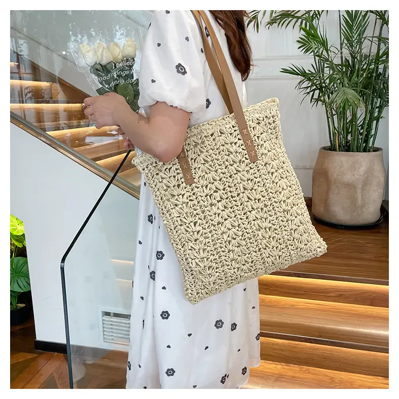 Women Woven Shoulder Bag 2025 New Style Tote — feature 13