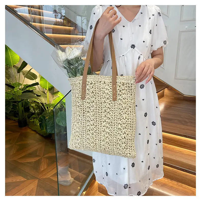 Women Woven Shoulder Bag 2025 New Style Tote — feature 14