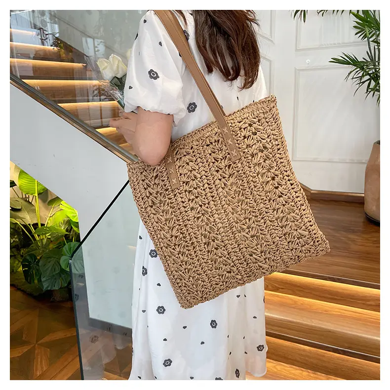 Women Woven Shoulder Bag 2025 New Style Tote — feature 18