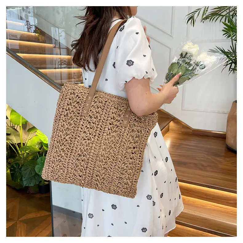 Women Woven Shoulder Bag 2025 New Style Tote — feature 19