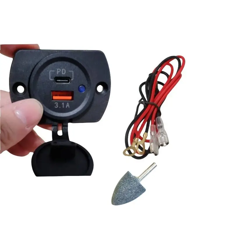 Car Charger Pd+Usb Fast Charging 12-24V - Image 3