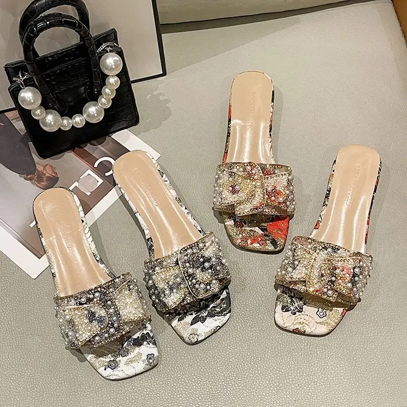 Women's Bow Fairy Slippers with Thick Heel 2025 - Image 7