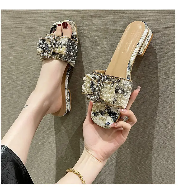 Women's Bow Fairy Slippers with Thick Heel 2025 — feature 3