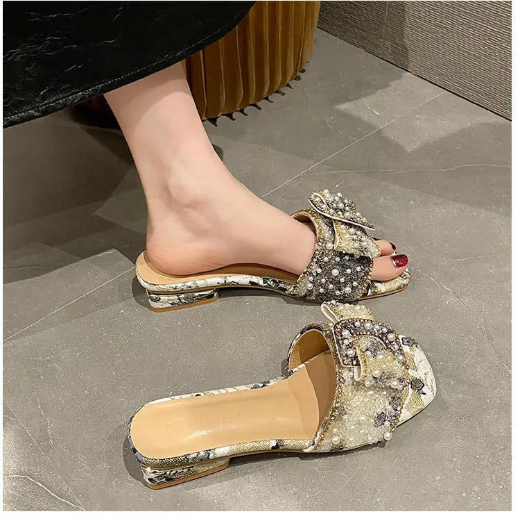 Women's Bow Fairy Slippers with Thick Heel 2025 — feature 5