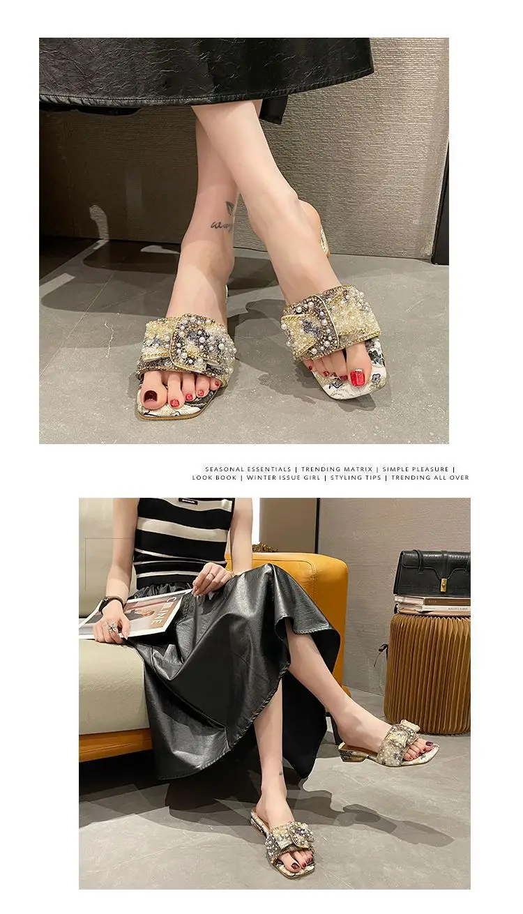 Women's Bow Fairy Slippers with Thick Heel 2025 — feature 6