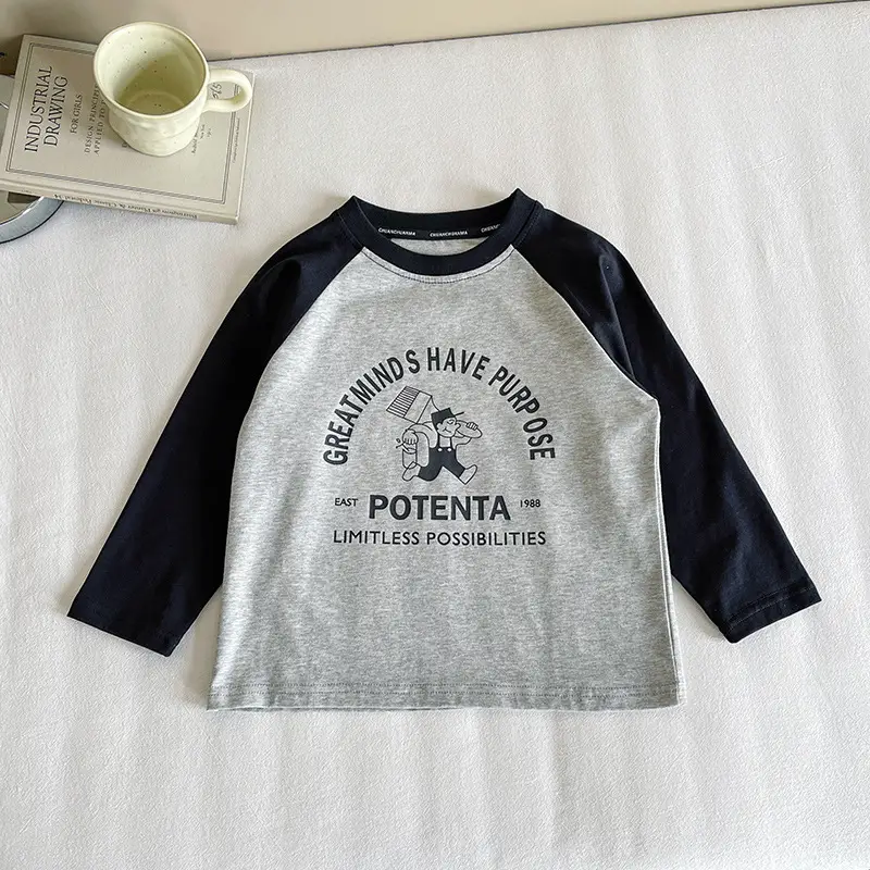 Nausicaa Boys Contrast Color T-Shirt White Yellow Blue
