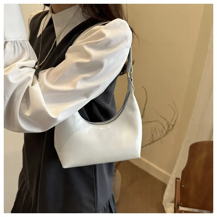 Burgundy Patent Leather Shoulder Crossbody Bag for Women — feature 10