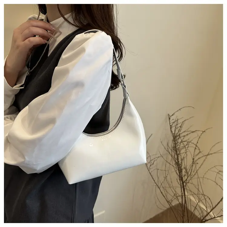 Burgundy Patent Leather Shoulder Crossbody Bag for Women — feature 9