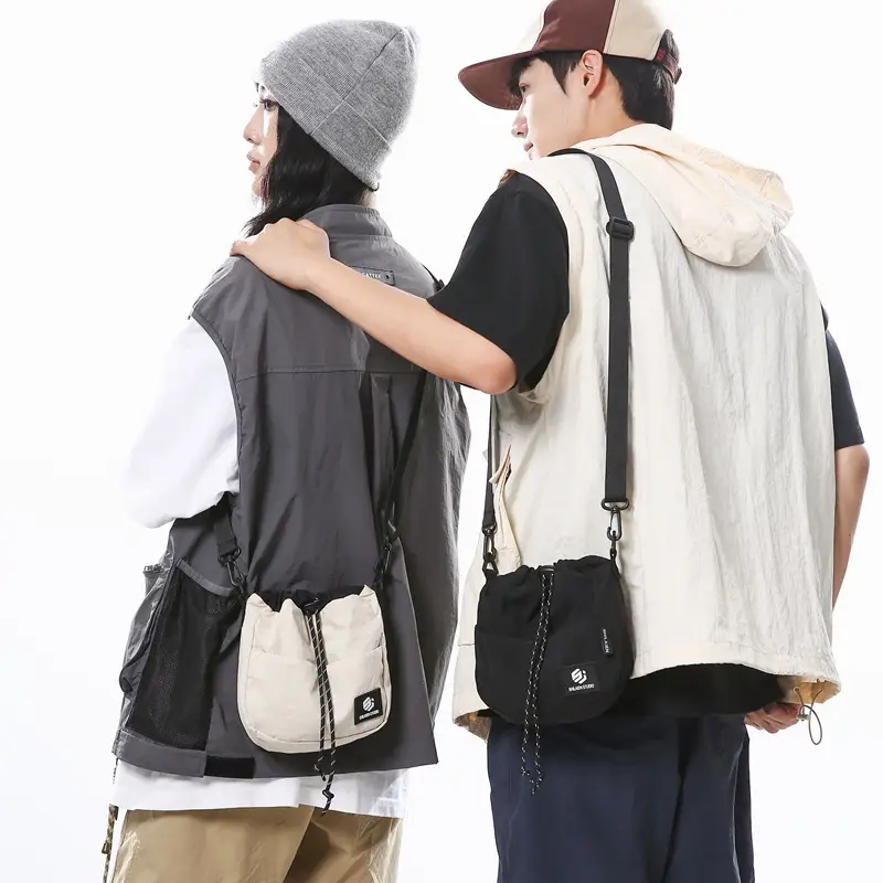 Trendy Crossbody Bag for Men Women Casual Street Functional Mobile Phone Bag - Image 8