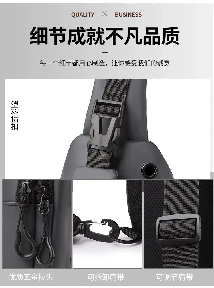 Korean Style Water-Proof Crossbody Bag for Men — feature 4