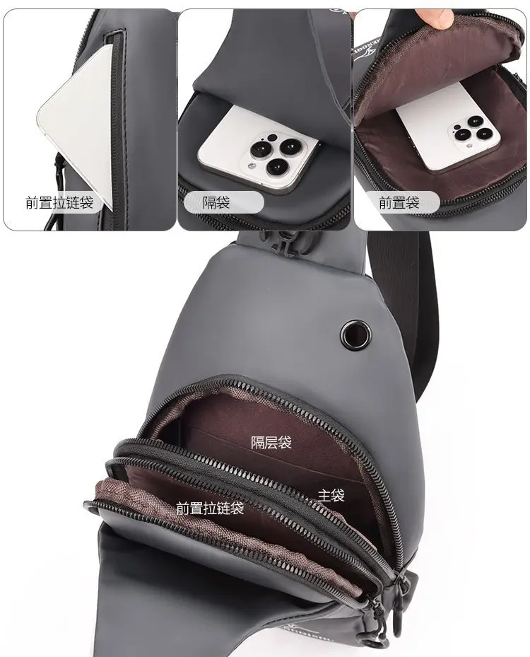 Korean Style Water-Proof Crossbody Bag for Men — feature 9
