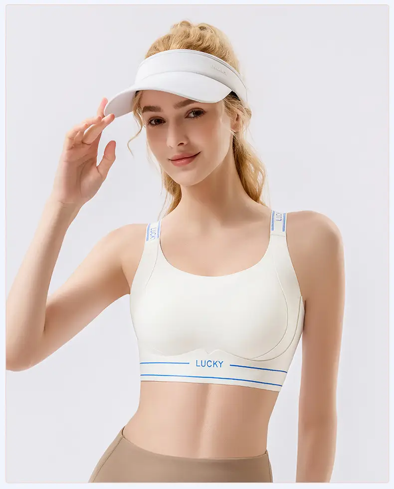 Liquid Foundation Adjustable Seamless High-Strength Shockproof Sports Bra Integrated Fixed Cup Breasted Breathable Sports Bra — feature 23