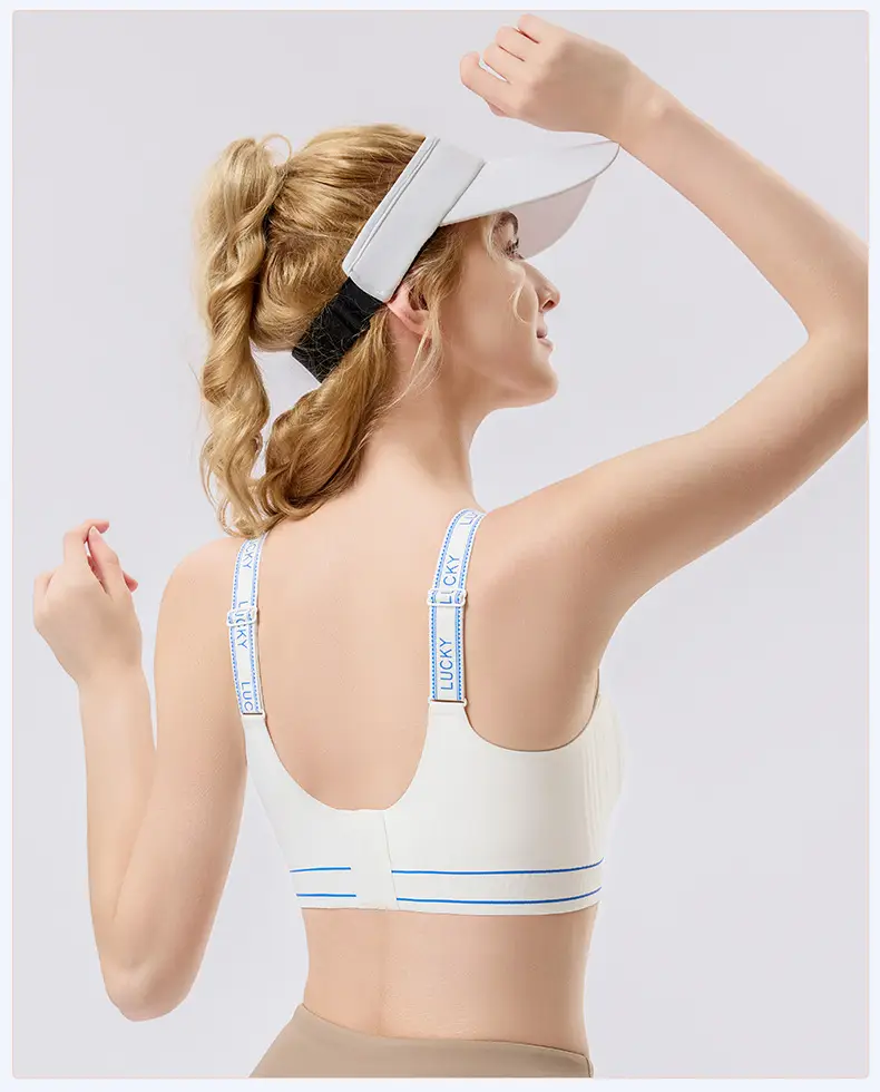 Liquid Foundation Adjustable Seamless High-Strength Shockproof Sports Bra Integrated Fixed Cup Breasted Breathable Sports Bra — feature 24