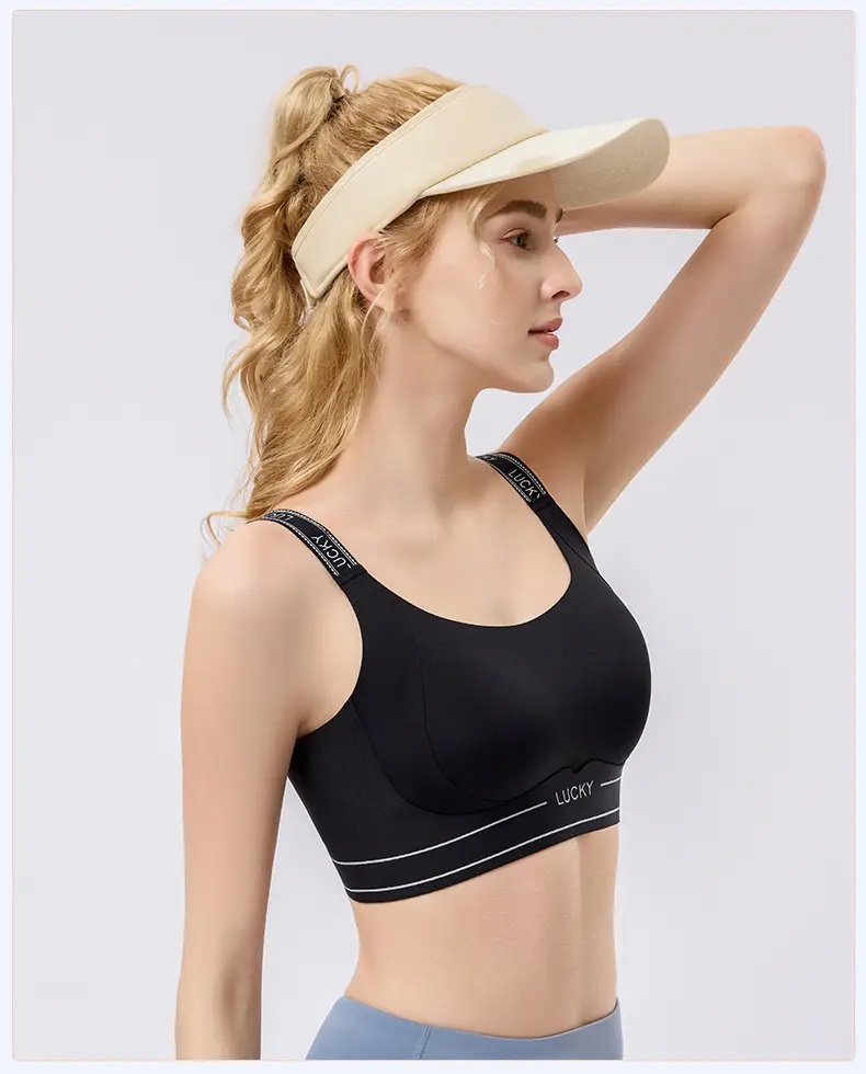 Liquid Foundation Adjustable Seamless High-Strength Shockproof Sports Bra Integrated Fixed Cup Breasted Breathable Sports Bra — feature 26