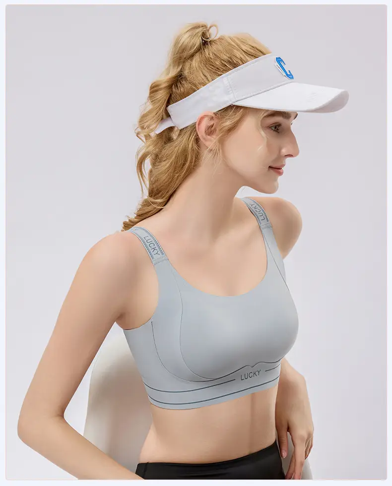 Liquid Foundation Adjustable Seamless High-Strength Shockproof Sports Bra Integrated Fixed Cup Breasted Breathable Sports Bra — feature 27