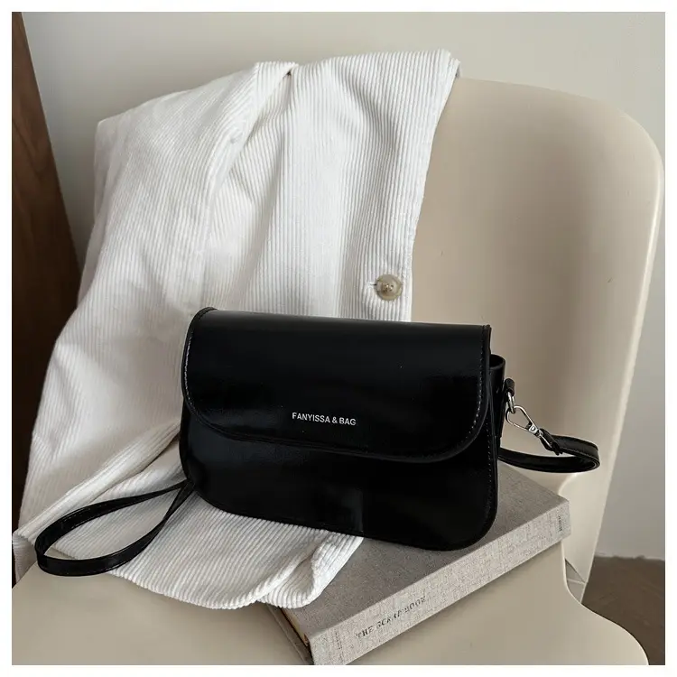 Brown Textured Saddle Shoulder Bag for Women — feature 7