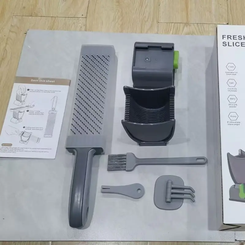 Cross-Border Popular Meat Slicing Tool for Home Use, Thin Slices, Shredded Meat, Diced Meat, Minced Meat, Manual Fresh Meat Slicer for Kitchen