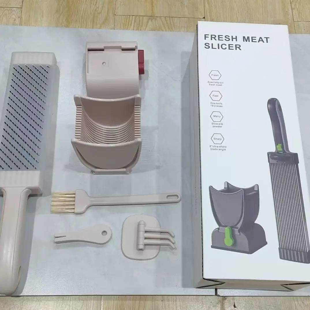 Cross-Border Popular Meat Slicing Tool for Home Use, Thin Slices, Shredded Meat, Diced Meat, Minced Meat, Manual Fresh Meat Slicer for Kitchen