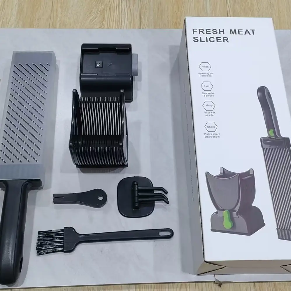 Cross-Border Popular Meat Slicing Tool for Home Use, Thin Slices, Shredded Meat, Diced Meat, Minced Meat, Manual Fresh Meat Slicer for Kitchen
