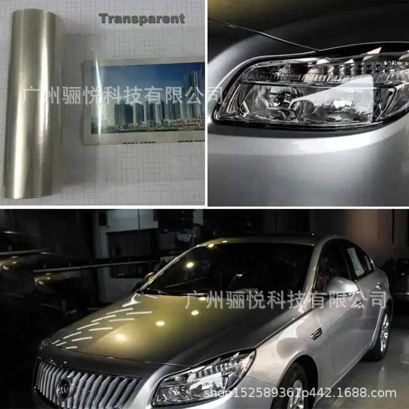 High-Gloss Transparent Light Black Pvc Film Dyed Headlight Taillight Blackened Film Car Headlight Color Changing Film 40Cmx200Cm — feature 5