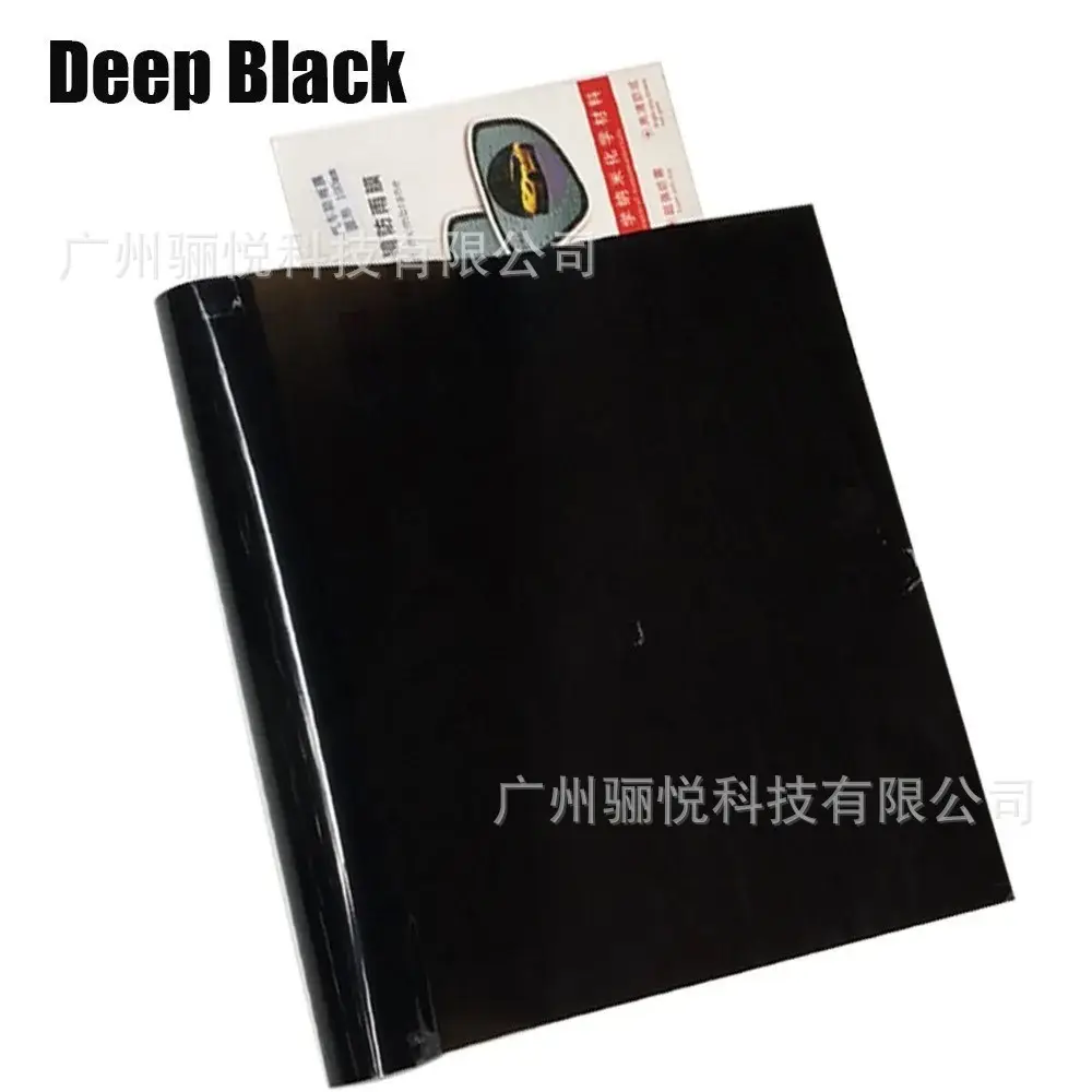 High-Gloss Transparent Light Black Pvc Film Dyed Headlight Taillight Blackened Film Car Headlight Color Changing Film 40Cmx200Cm — feature 6