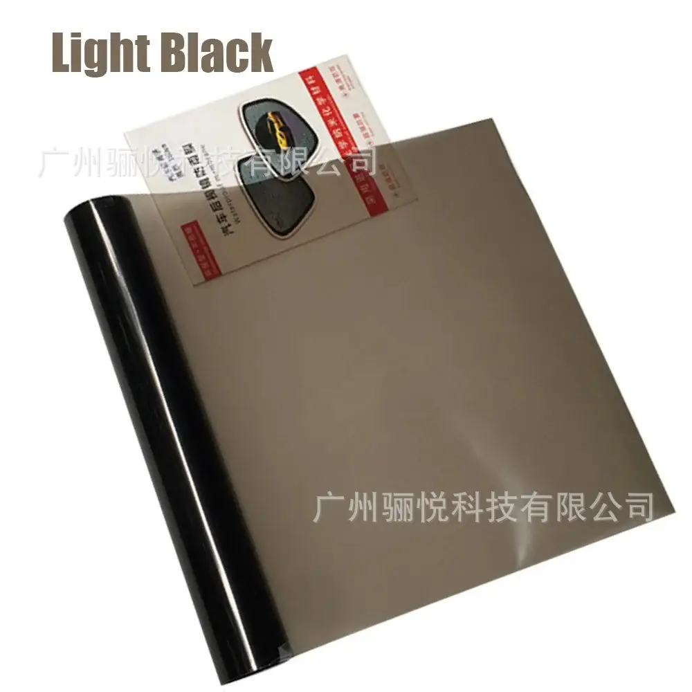 High-Gloss Transparent Light Black Pvc Film Dyed Headlight Taillight Blackened Film Car Headlight Color Changing Film 40Cmx200Cm — feature 7