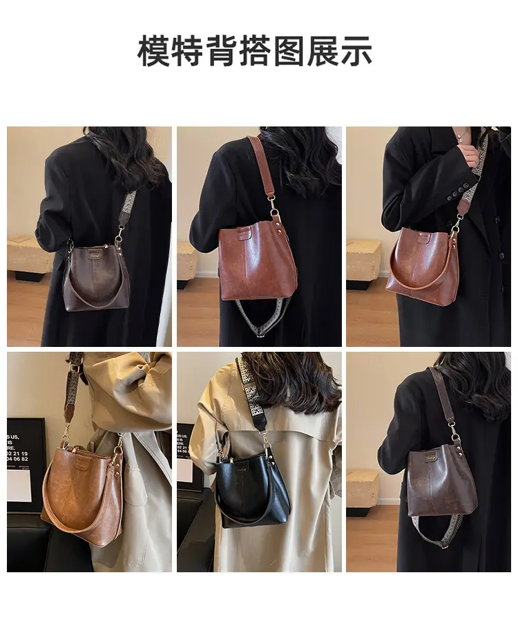 Korean Style Women's Leather Bag Beige 2026 — feature 11